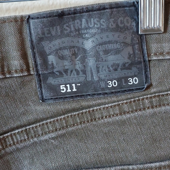 Men Dark Gray 511 Levi - Picture 4 of 6